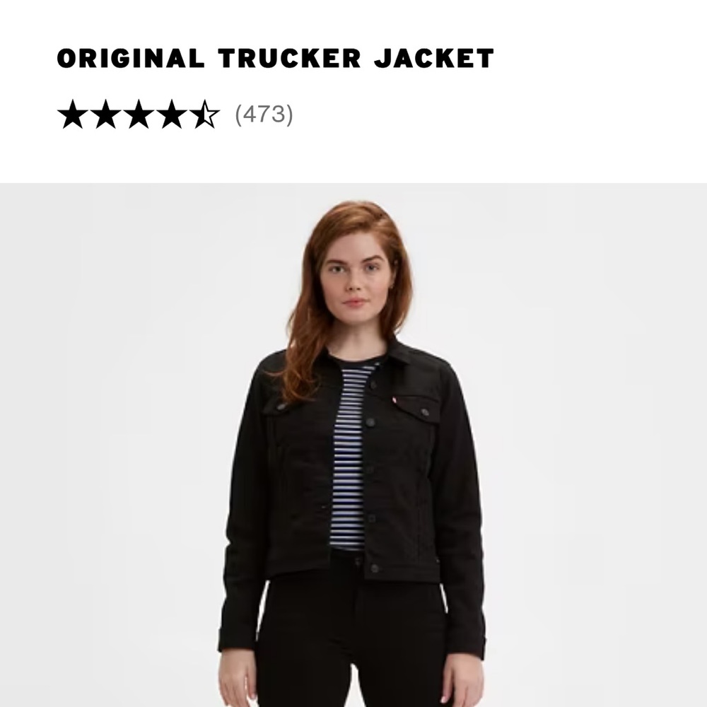 NWT Levi Original Trucker Denim Jacket